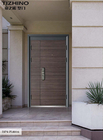 Villa entrance door copper steel double door luxury design made in China
